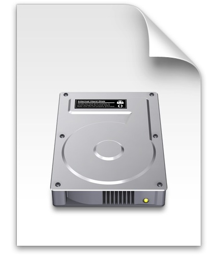 mac what is the file suffix for a disc image